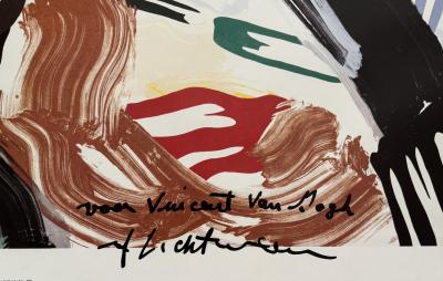 Roy Lichtenstein - Le semeur - Lithographie offset signée dans la planche - 1985 2