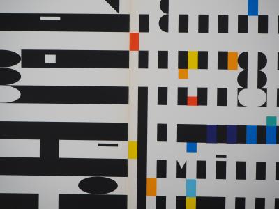 Yaacov AGAM: Kinetic Composition - Original Screen Print 2