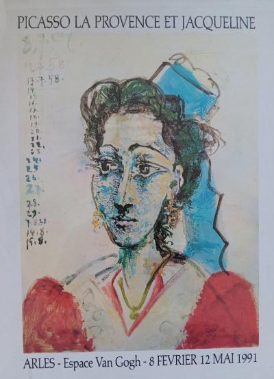 Pablo Picasso - Affiche originale d’exposition - 1991 - 
