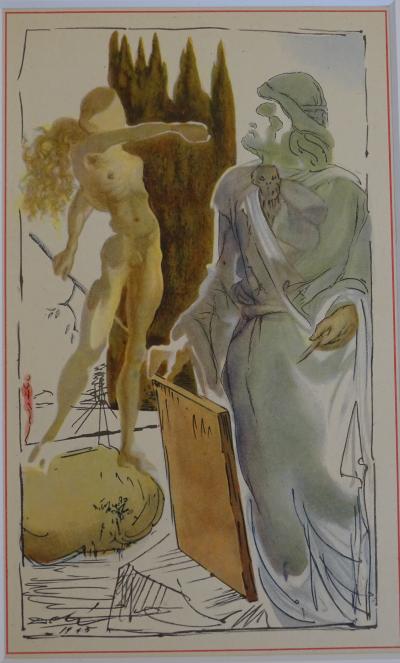 Salvador Dali - La sainte écriture - Signé - 1948