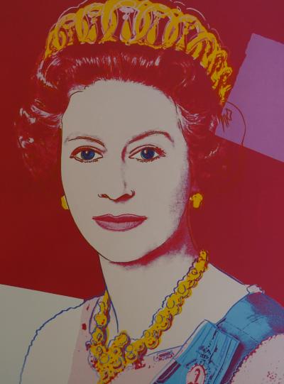 Andy Warhol - Queen Elizabeth II of the United Kingdom, 1987 - Serigrahy 2