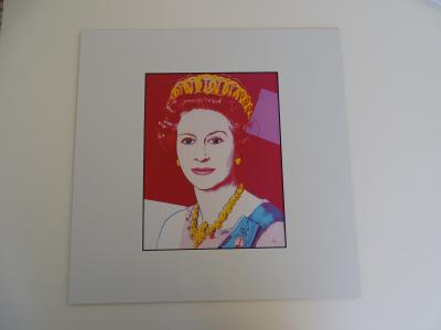 Andy Warhol - Queen Elizabeth II of the United Kingdom, 1987 - Serigrahy 2