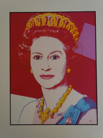 Andy Warhol - Queen Elizabeth II of the United Kingdom, 1987 - Serigrahy 2