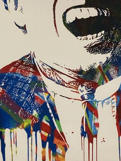 Mr Brainwash : Charlie Chaplin -  sérigraphie encadrée Signée - 2015 2