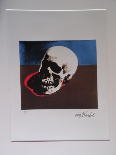 Andy Warhol (d’après) - Crâne, lithographie