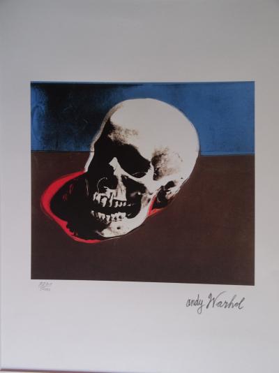 Andy Warhol (d’après) - Crâne, lithographie 2