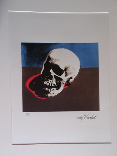 Andy Warhol (d’après) - Crâne, lithographie 2