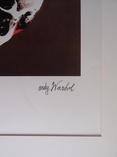 Andy Warhol (d’après) - Crâne, lithographie 2