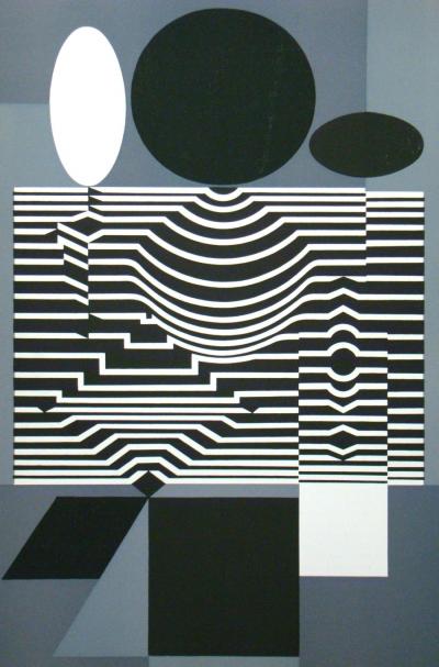 Victor Vasarely (d’après) - Gotha, 1959 - Sérigraphie 2