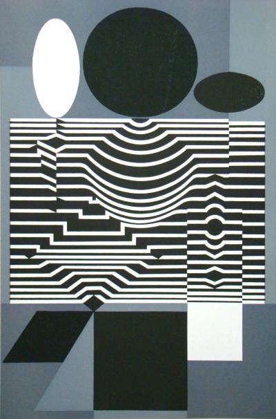 Victor Vasarely (d’après) - Gotha, 1959 - Sérigraphie 2