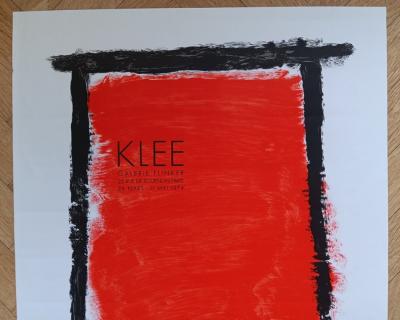Paul KLEE - Affiche originale d’exposition - Galerie Flinker - Paris - 1974 (Imp. Mourlot) 2