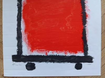 Paul KLEE - Affiche originale d’exposition - Galerie Flinker - Paris - 1974 (Imp. Mourlot) 2
