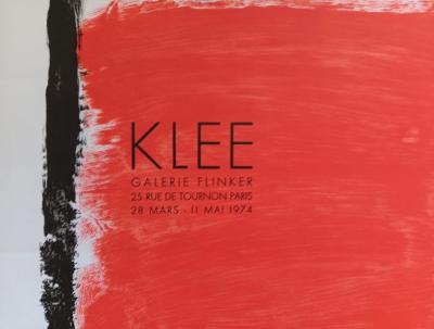 Paul KLEE - Affiche originale d’exposition - Galerie Flinker - Paris - 1974 (Imp. Mourlot) 2