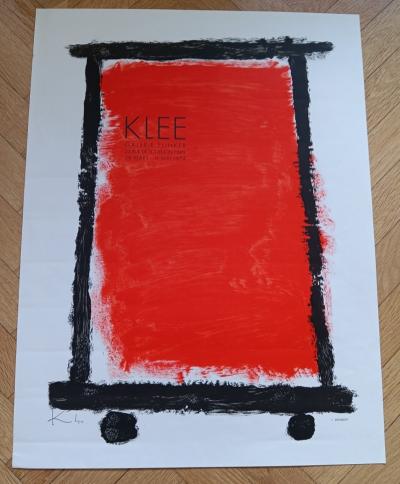 Paul KLEE - Affiche originale d’exposition - Galerie Flinker - Paris - 1974 (Imp. Mourlot) 2