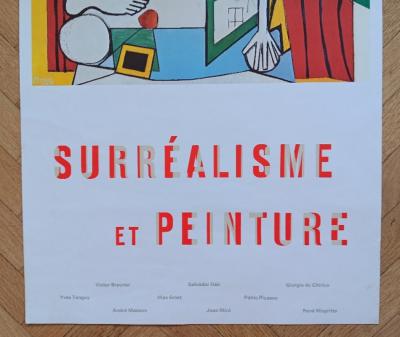 Pablo PICASSO - Affiche originale d’exposition - Surréalisme et Peinture - Galerie Beyeler - 1974 2