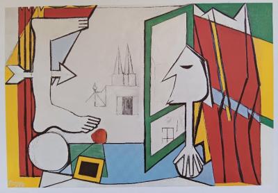 Pablo PICASSO - Affiche originale d’exposition - Surréalisme et Peinture - Galerie Beyeler - 1974 2