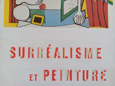 Pablo PICASSO - Affiche originale d’exposition - Surréalisme et Peinture - Galerie Beyeler - 1974 2