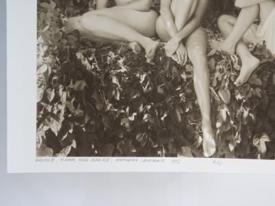 Photographie de Jock Sturges - Brooke, Munna et Marine, 1992, signée et numérotée à la main 2