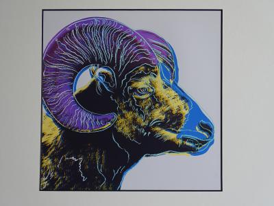 Andy Warhol - Espèces menacées - Sérigraphie en couleurs