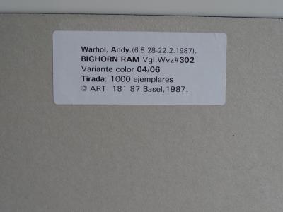 Andy Warhol- Endangered species- Full color Serigraphy 2