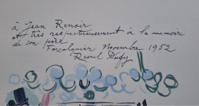 Raoul Dufy (d’après) - Hommage à Jean Renoir - Lithographie signée 2