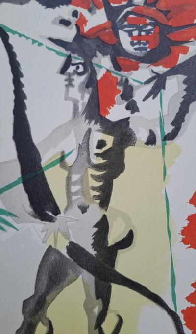 Jean Lurçat (d’après) - L’archer - Lithographie signée 2