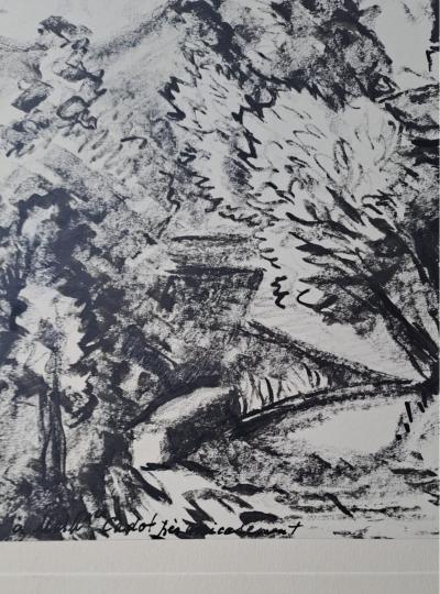 Conrad - Chemin dans la colline - Lithographie, signée 2