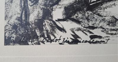 Conrad - Chemin dans la colline - Lithographie, signée 2