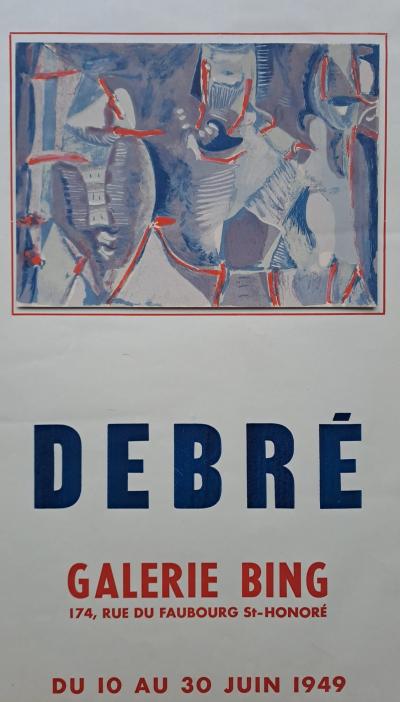 Olivier Debré - Composition - Affiche lithographique d’époque 2