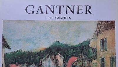 Bernard Gantner - Place du village - Affiche originale, 1979 2