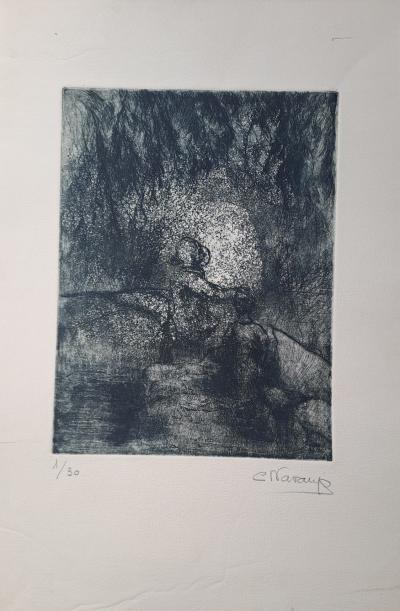 C. Navarys - Crépuscule - Lithographie, signée et numéroté 2