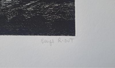 Janys Riout - Les fumées de la ville - Lithographie, signée et numérotée 2