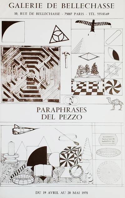 Lucio Del Pezzo, Paraphrase, sérigraphie, 1978 2