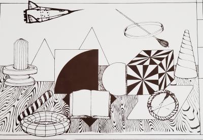 Lucio Del Pezzo, Paraphrase, sérigraphie, 1978 2