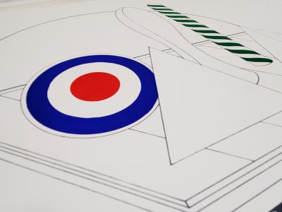 Lucio Del Pezzo, sérigraphie originale, 1973 2
