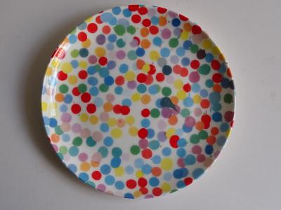 Damien Hirst - Assiette à pois sur toute la surface 2