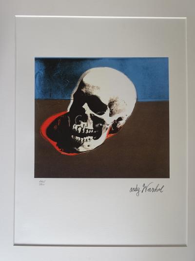 Andy Warhol (d’après) - Skull , lithographie
