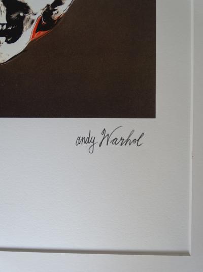 Andy Warhol (d’après) - Skull , lithographie 2