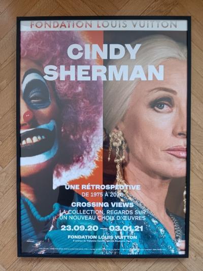Cindy Sherman - Affiche originale d’exposition encadrée - Retrospective - Fondation LVMH - 2020 2