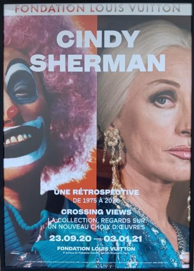 Cindy Sherman - Affiche originale d’exposition encadrée - Retrospective - Fondation LVMH - 2020 2