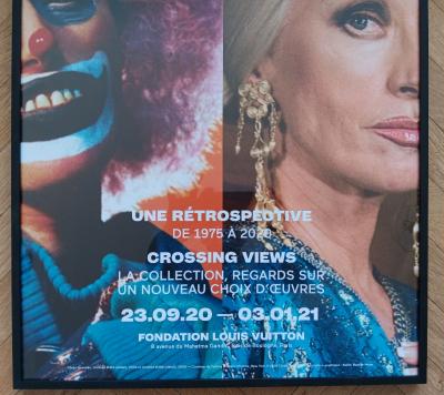 Cindy Sherman - Affiche originale d’exposition encadrée - Retrospective - Fondation LVMH - 2020 2