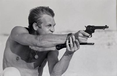 Anonyme (John Dominis ?) - Steve McQueen,1960 - Tirage numerique