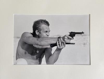 Anonyme (John Dominis ?) - Steve McQueen,1960 - Tirage numerique 2