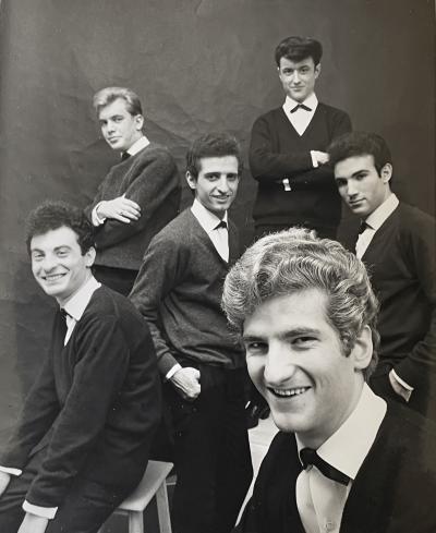 HERMAN LEONARD 1923-2010 - Eddy Mitchell et les Chaussettes Noires 1962- Tirage argentique 2