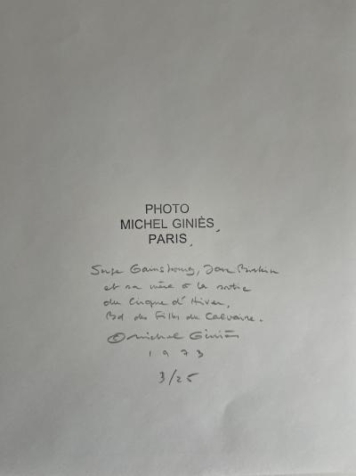 Michel Ginies - Gainsbourg, Jane Birkin et sa mère, 1973 - Tirage argentique 2