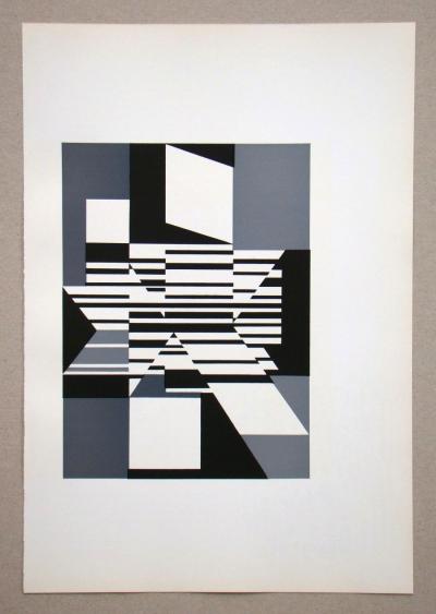 Victor Vasarely (d’après) - Attique, 1959 - Sérigraphie 2
