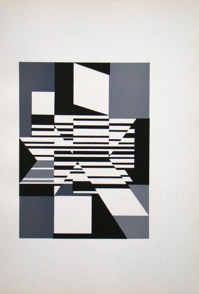 Victor Vasarely (d’après) - Attique, 1959 - Sérigraphie 2