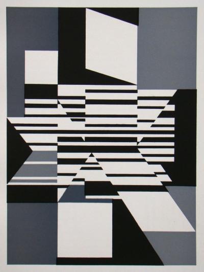 Victor Vasarely (d’après) - Attique, 1959 - Sérigraphie 2