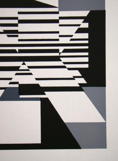 Victor Vasarely (d’après) - Attique, 1959 - Sérigraphie 2