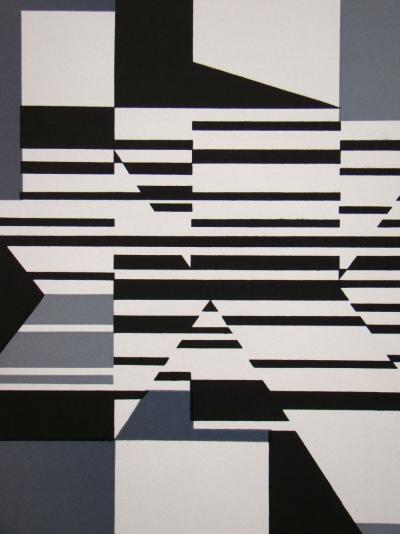 Victor Vasarely (d’après) - Attique, 1959 - Sérigraphie 2